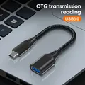 Adattatore da USB C a USB 3 0 Adattatore USB C OTG Adattatore da USB tipo C a USB da 10 Gbps Cavo OTG da USB C a USB A femmina per MacBook Pro iPad