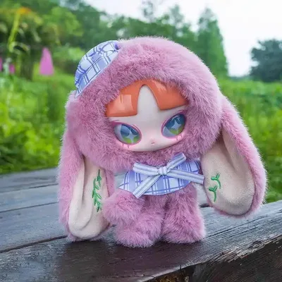 Authentic INN Spring Series Plush Blind Box With Wearable Hat Hairband Handmade Ornament Mystery Box Collectible Cute Gift