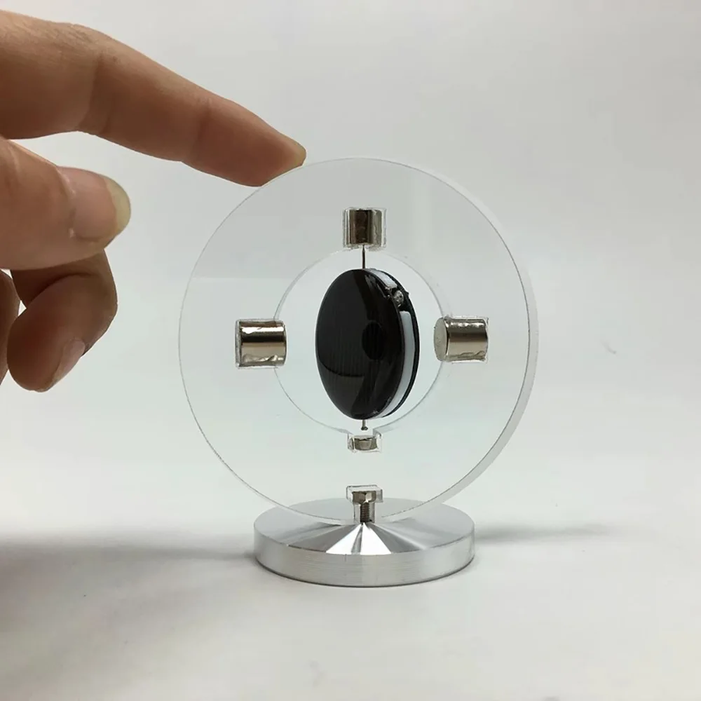Ultraempfindliche, solarbetriebene magnetische Levitationsmotor-Schreibtischdekoration – Mendocino-Motor, kreatives schwimmendes Tech-Gadget Image