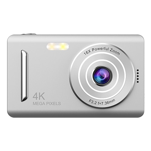 4K-Digitalkamera, 48 Megapixel, HD-Fotografie, Reise-Selfie-Kamera, 2,4-Zoll-Bildschirm, Anti-Shake, 16-facher Zoom, Studenten-Selfie-Minikamera