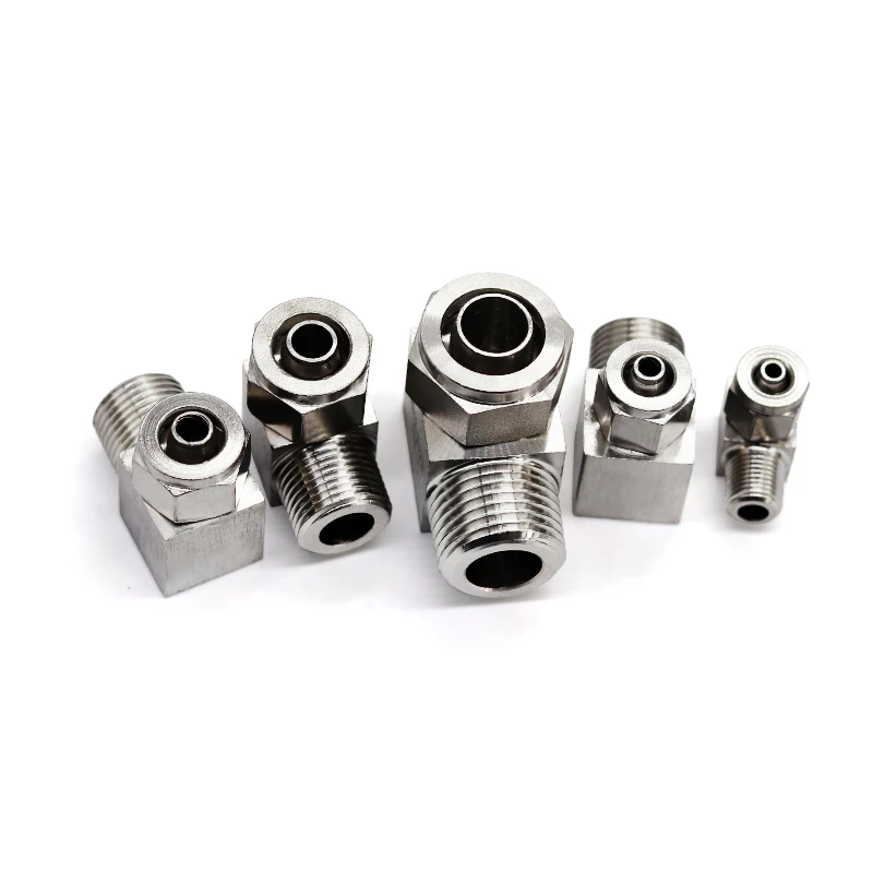 PL 4-M5 M6 raccordo pneumatico rapido rapido per tubo connettore tubo aria OD 4 6 8 10 12MM filetto 1/8 1/4 3/8 1/2 raccordi