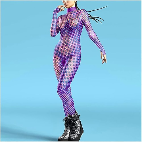 Gemusterte Zentai-Anzüge Cosplay Kostüm Bodysuit Drucken Karnevalskostüm Ganzkörperanzug Herren Damen Sexy Kostüm Halloween Kostüm für Leistung Party Maskerade Erwachsene Image