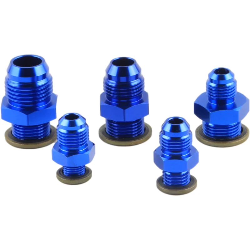 AN6-Stecker M12 M14 M16 M18 P1,5 M12 * 1,5 M12 x 1,5 auf -6an an6 und 6 männlicher Adapter-Adapter Image