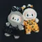 Per bambola Labubu Angelo Demone Vestiti Mantello di zucca Abbigliamento Scarpe Decorazione di Halloween Serie di feste sedute Accessori per casa delle bambole