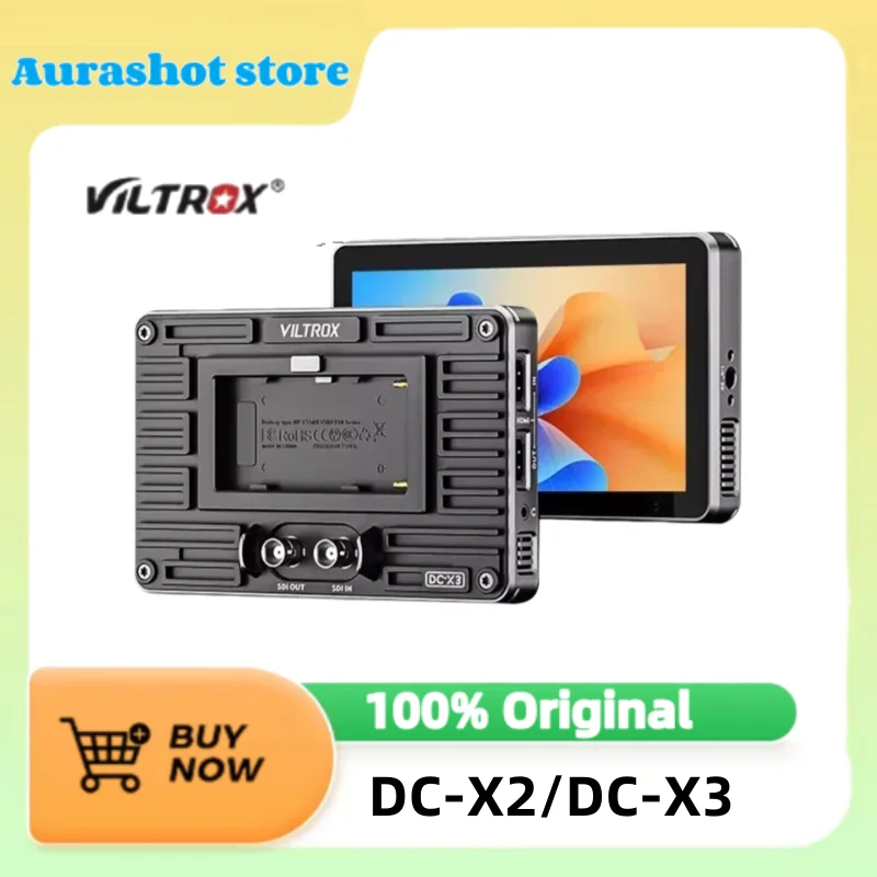 Viltrox DC-X2/DC-X3 tragbarer Monitor, 6 Zoll, 2000 Nits, 4K-Touchscreen, professioneller fotografischer HD-FHD-Kameramonitor für Vedio Image