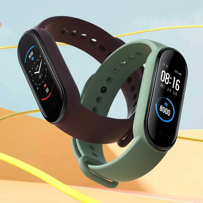 Strap Für Xiaomi Mi Band 7 6 Uhrenarmbänder Miband 6 NFC silikon Hohe qualität Ersatz correa mi band 7 6 3 4 5 Uhr Sport bands Image