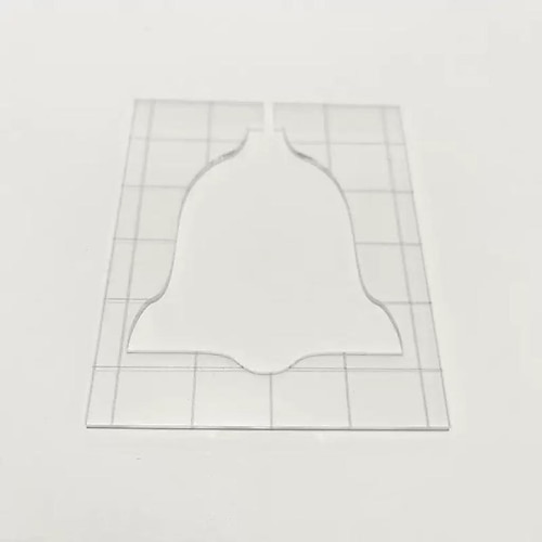 Weihnachts-Quiltvorlagen, 6-teiliges Acryl-Nählineal-Set, hohle Patchwork-Quiltwerkzeuge Image