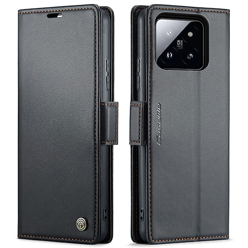Handy Hülle Handyhüllen Für Xiaomi Universal Flip-Cover Vollschutz Ständer Kartenfach TPU PU-Leder Image