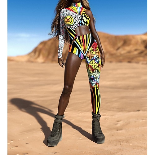 Gemusterte Zentai-Anzüge Cosplay Kostüm Bodysuit Drucken Karnevalskostüm Ganzkörperanzug Herren Damen Jungen Sexy Kostüm Halloween Kostüm für Leistung Party Maskerade Kinder Erwachsene Image