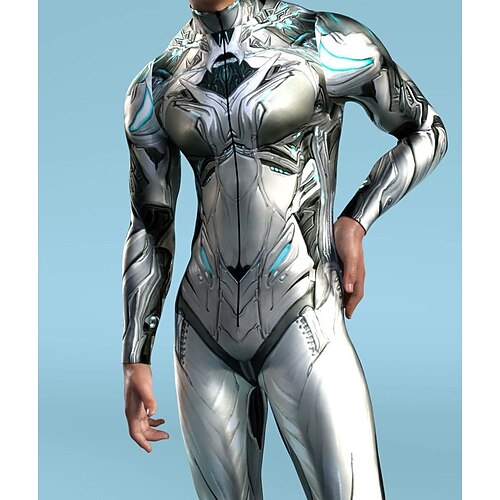 Gemusterte Zentai-Anzüge Cosplay Kostüm Bodysuit Drucken Karnevalskostüm Ganzkörperanzug Herren Damen Jungen Sexy Kostüm Halloween Kostüm für Leistung Party Maskerade Kinder Erwachsene Image