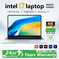2025 Computer portatile Windows 11 Intel Core i7 8500Y N4000 Notebook ultrasottile 16 GB di RAM 1 TB 2 TB SSD 15.6 "Sblocco impronta digitale PC