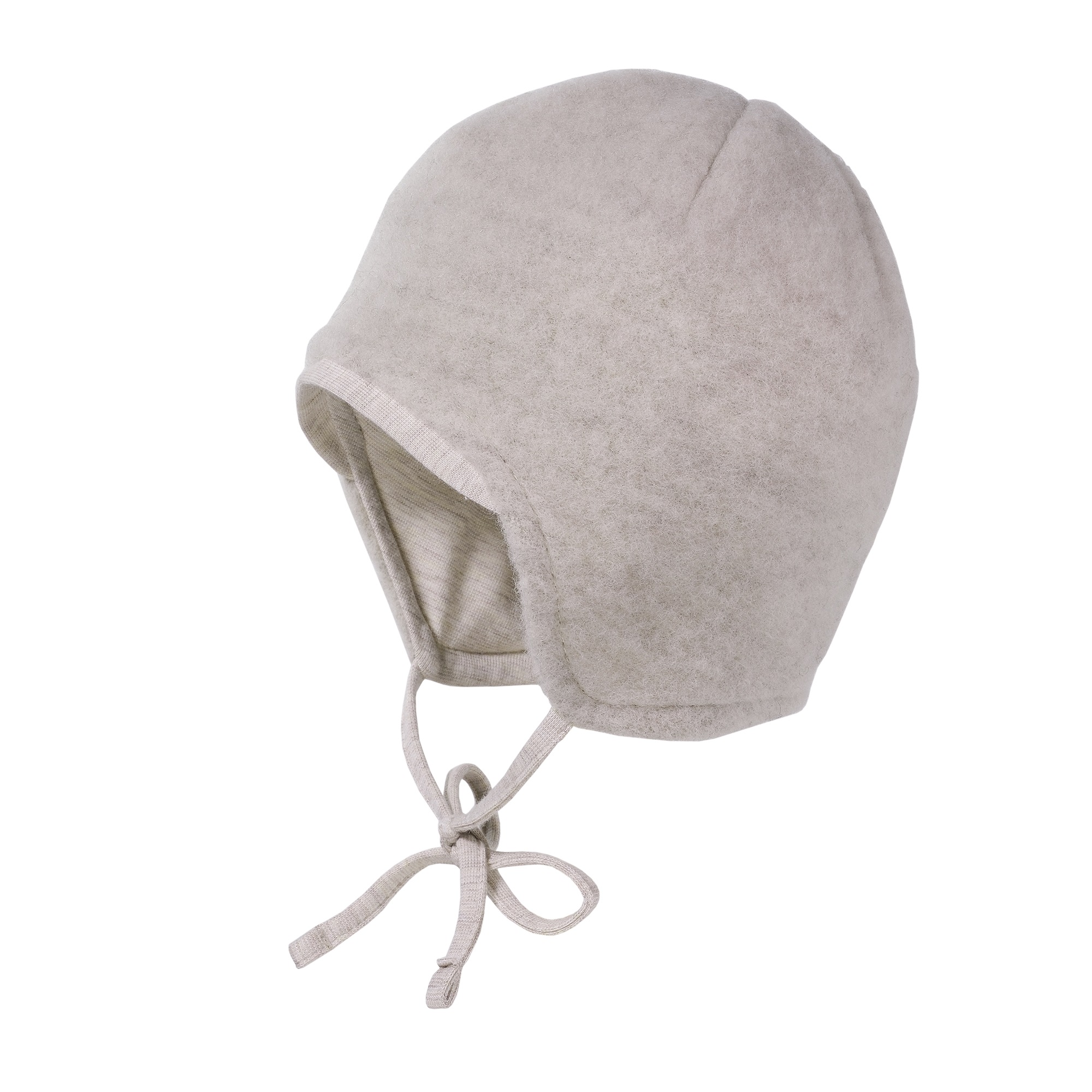 Fleecemütze MAXIMO, Baby, Gr. 45, beige (düne), Fleece, Wolle, casual, Mützen, Erstlingsmütze, wärmend, gefüttert Image