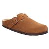 Pantoffel ROHDE "ALBA", Damen, Gr. 39, braun, Veloursleder, klassisch, Schuhe, Schlappen, Hausschuh mit leichter Laufsohle in Weite G
