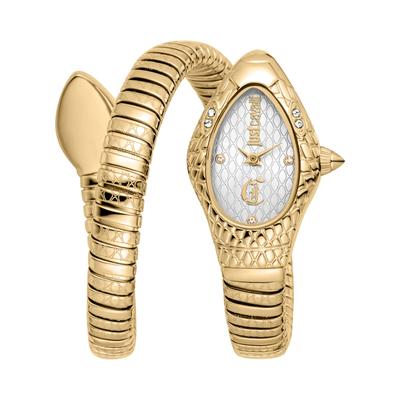 Quarzuhr JUST CAVALLI TIME "Vetra", goldfarben, Armbanduhren, Damen, Armbanduhr, Damenuhr, Edelstahlarmband, analog, Kristallsteine Image