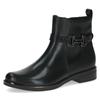 Stiefelette CAPRICE, Damen, Gr. 39, schwarz, Leder, klassisch, Schuhe, Blockabsatz, Businessschuh, Boots mit edlem Schmuckelement