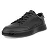 Sneaker ECCO "ECCO Move M", Herren, Gr. 42, schwarz, Leder, sportlich, Schuhe, Halbschuh, Freizeitschuh, Schnürschuh mit softem Schaftrand