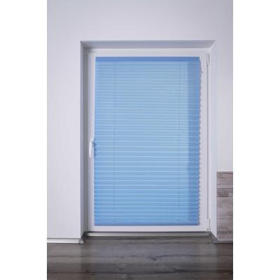 Plissee K-HOME "COMO", blau (iceblau), B:90cm H:210cm, Obermaterial: 100% Polyester, Plissees Image
