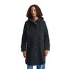 Outdoorjacke MARC O'POLO "aus gepeachtem Baumwoll-Twill", Damen, Gr. 42, blau (deep night blau), Obermaterial: 100% Baumwolle; Füllung: 100% Nicht verfügbar; Futter: 100% Polyester, unifarben, casual, relaxed fit, Langarm, Jacken