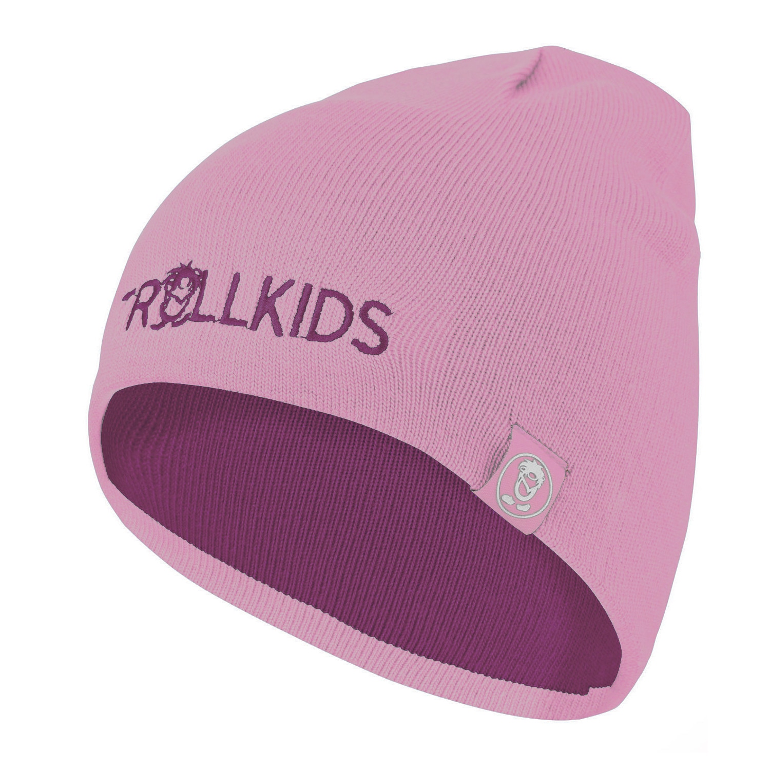 Strickmütze TROLLKIDS "KIDS TROLL BEANIE", Kinder, Gr. 6 (53/56), plum, mauve, Obermaterial: 95% Polyacryl, 5% Elasthan, Sportlich, Mützen Image