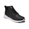 Stiefel DC SHOES "Mason 2", Gr. 14(48,5), schwarz-weiß (schwarz), Obermaterial: Leder [Kuh] / Futter: Textil / Außensohle: Gummi, Schuhe
