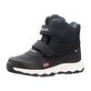 Winterstiefel TROLLKIDS "KIDS HAFJELL WINTER BOOTS", Gr. 34, schwarz, Synthetik, sportlich, Schuhe, wasserdicht, Klettverschluss, reflektierende Details