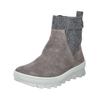Stiefelette LEGERO "Legero Stiefelette Veloursleder", Damen, Gr. 39, grau, Veloursleder, casual, Schuhe