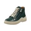 Schnürstiefelette HUSH PUPPIES "Hush Puppies Stiefelette Leder", Damen, Gr. 40, grün, Leder, casual, Schuhe