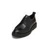 Schlupfboots MARC O'POLO "aus edlem Kalbleder", Damen, Gr. 44, schwarz, Obermaterial: 100% Leder (Rind), unifarben, Schuhe