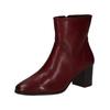 Stiefelette CAPRICE "Caprice Stiefelette Leder", Damen, Gr. 40, rot (bordeaux), Leder, casual, Schuhe