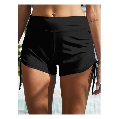 Badeshorts mit mittelhohem Bund und Kordelzug Image