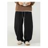 Plus Size Hose mit Kordelzug und weitem Bein