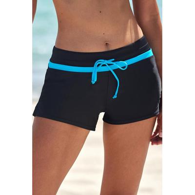 Dehnbare Badeshorts mit Kordelzug Image