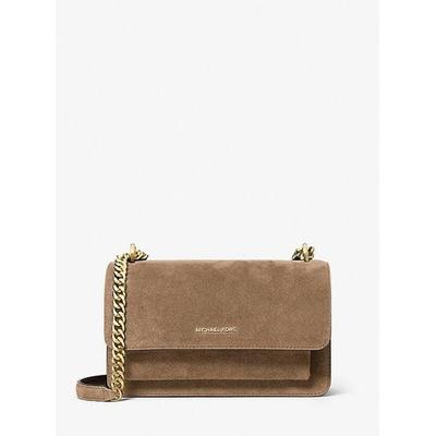 Mk Claire Large Suede Shoulder Bag