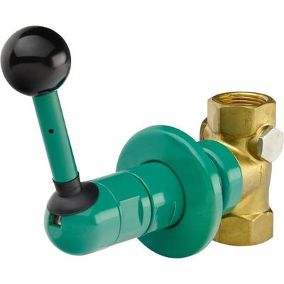 KWC Aquarotter Notduschventil, Unterputz, grün, 60 l, Kipphebel, Einbautiefe 35-60 mm, 2000101128 2000101128 Image