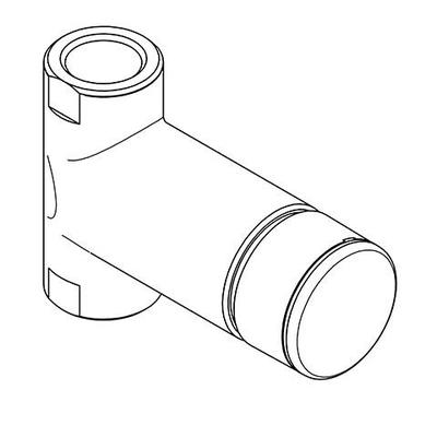 KWC Aquarotter Durchgangsventil, F3, hydraulisch, für Standdusche, 3600009677, 3600009677 3600009677 Image