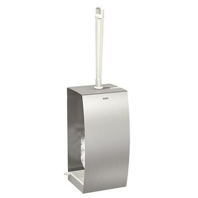 KWC Aquarotter WC-Bürstengarnitur, STRATOS, Edst., Aufputz, 110x230x111 mm, weiße Bürste, 3600008876 3600008876 Image