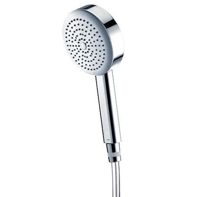 KWC Aquarotter Handbrause, F3, Kst. verchromt, Regenstrahl, d: 110 mm, Schlauch 1500 mm, 2030051216 2030051216 Image