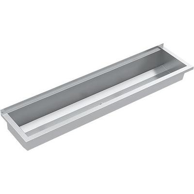 KWC Aquarotter Waschrinne, PLANOX, Edelstahl, W.-Mont., 1600x210x382 mm, o. Arm-bank, 2030043780 2030043780 Image