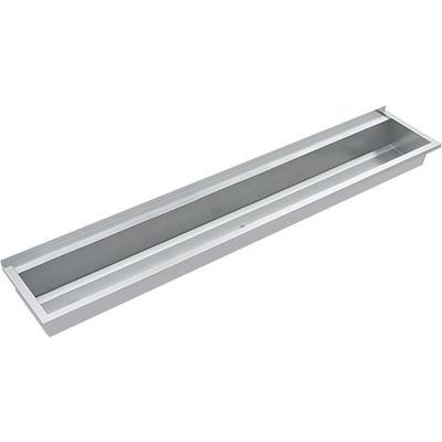 KWC Aquarotter Waschrinne, PLANOX, Edelstahl, W.-Mont., 2400x210x442 mm, m. Arm-bank, 2030043789 2030043789 Image