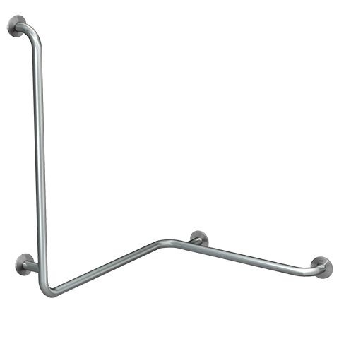 KWC Aquarotter Wandhandlauf, CONTINA, Edelstahl, f. Ecken, 806x983x726 mm, Ausf. rechts, 2030038228 2030038228 Image