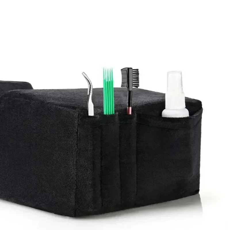 Wimpernkissen Nackenstützkissen Memory Foam Pfropfen Wimpern Wimpern Weiches Wimpernverlängerungskissen mit Tasche Make-up Salon Image
