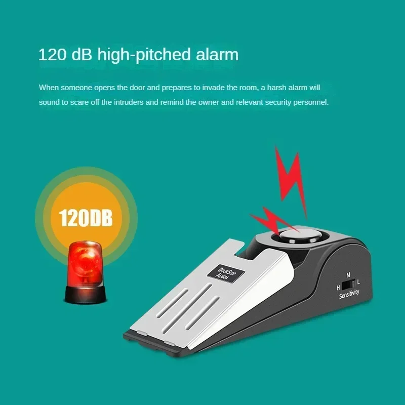 Hotel Tür Stop Einbrecher Alarm Tür Riss Alarm Tür Stecker Alarm Haushalt Tür Stop Alarm Home Security System Sicherheit Gadgets Image