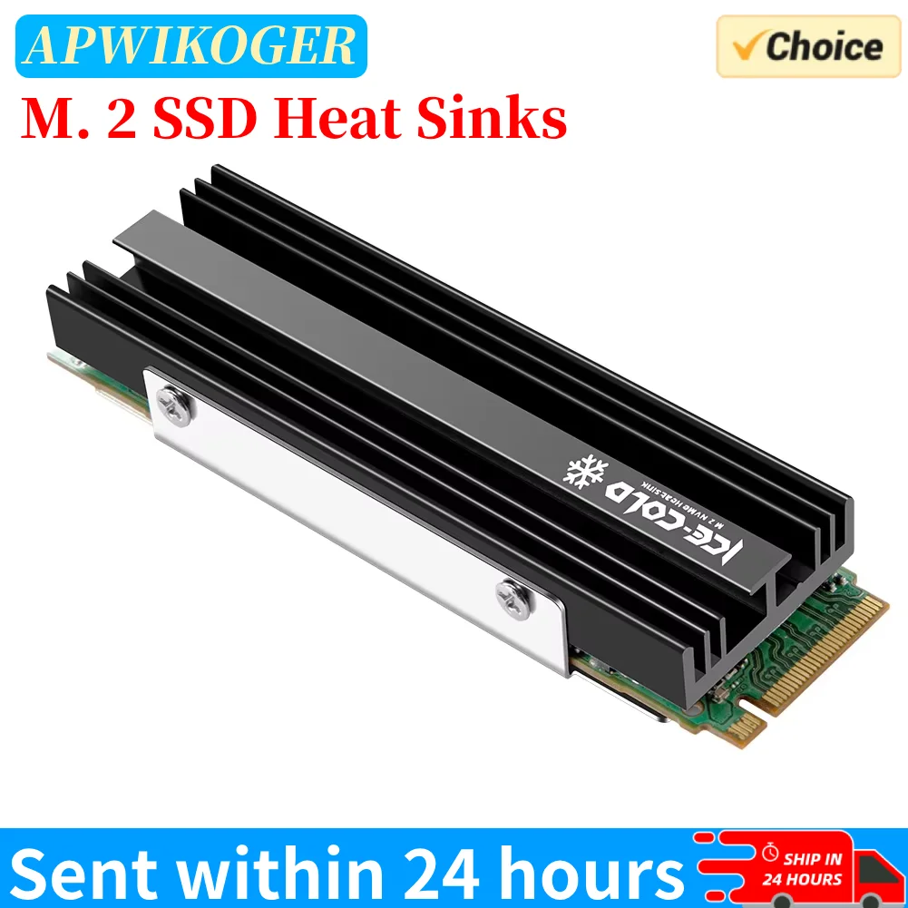 Solid State Disk Drive Kühler Kühler M.2 NGFF NVME 2280 SSD Kühlkörper Aluminiumlegierung SSD Kühler Kühlkörper für PS5 Desktop PC Image