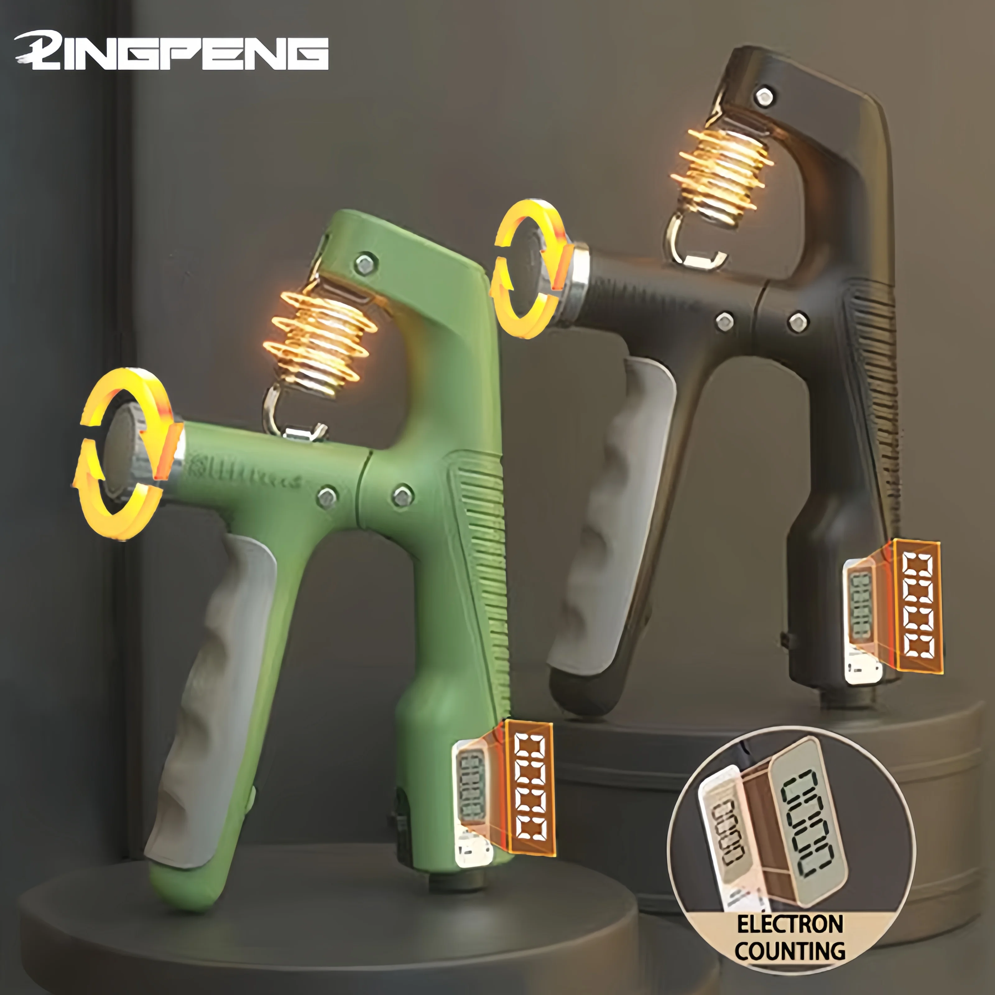 10–100 kg Handgriff-Stärkungsmittel, Handgelenk-Expander, Fingertrainer für Trainer, Muskelregeneration, Fitness, Fitnessstudio, Training, Handgreifer Image