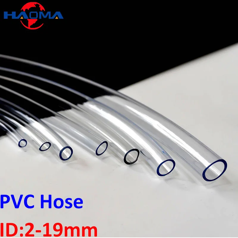 1/5 m transparente PVC-Kunststoffschläuche, hochwertiges flexibles Wasserpumpenrohr, Innendurchmesser 2 mm, 3 mm, 4 mm, 5 mm, 6 mm, 7 mm, 9 mm, 12 mm, 16 mm, 19 mm Image
