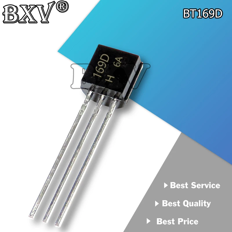 100 TEILE/LOS BT169D BT169 ZU-92 Triacs Thyristor SCR 400V 9A 3-Pin SPT Neue Und Original Image