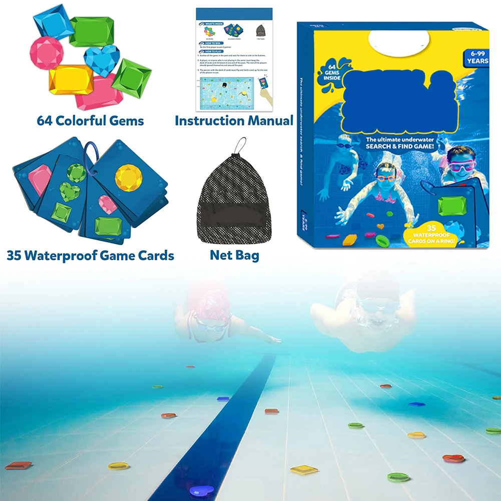 Tauchen Pool Spielzeug Skillmatics Pool Spielzeug Unterwasser Tauchen Spiel Seek Splash Sinking Spielzeug Wasser Sport Sommer Pool Unterwasser Tauchen Image