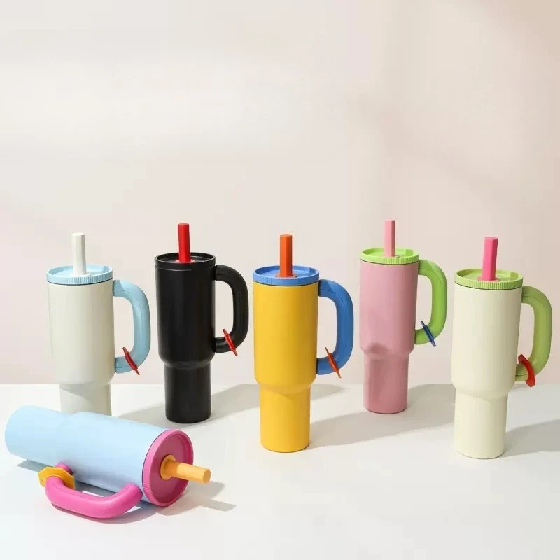 1050 ml Thermoskanne Tasse Edelstahl Isolierflasche Kalte & Heiße Tasse Doppelwandige Auto Tasse Thermische Iced Reise Becher Kaffee isolierte Tasse Image