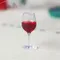3 pezzi 1/12 miniature di case delle bambole mini resina bicchiere di vino rosso calice modello di tazza giocattolo per la decorazione degli accessori della casa delle bambole