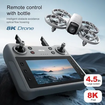 RC Drone V53 4K Professional Dron GPS Aerial Photography Quadcopter Foldable Camera Drones for Kids Boys Children's Day Gifts